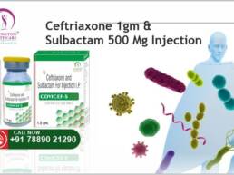 Ceftriaxone 1gm & Sulbactam 500 Mg Injection