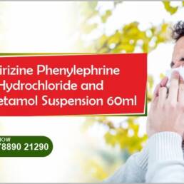 Cetirizine Phenylephrine Hydrochloride and Paracetamol Suspension 60ml
