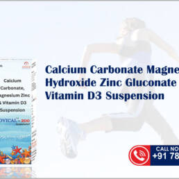 Calcium Carbonate Magnesium Hydroxide Zinc Gluconate and Vitamin D3 Suspension